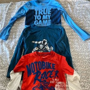 Boys long and short sleeve shirts